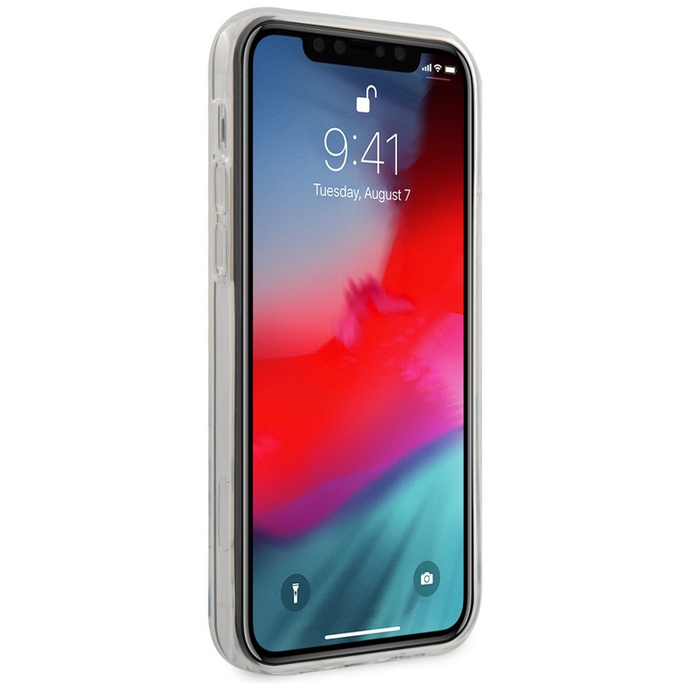 Guess Gold Chain Collection iPhone 12 Pro Max 6.7" Case - Blackeng