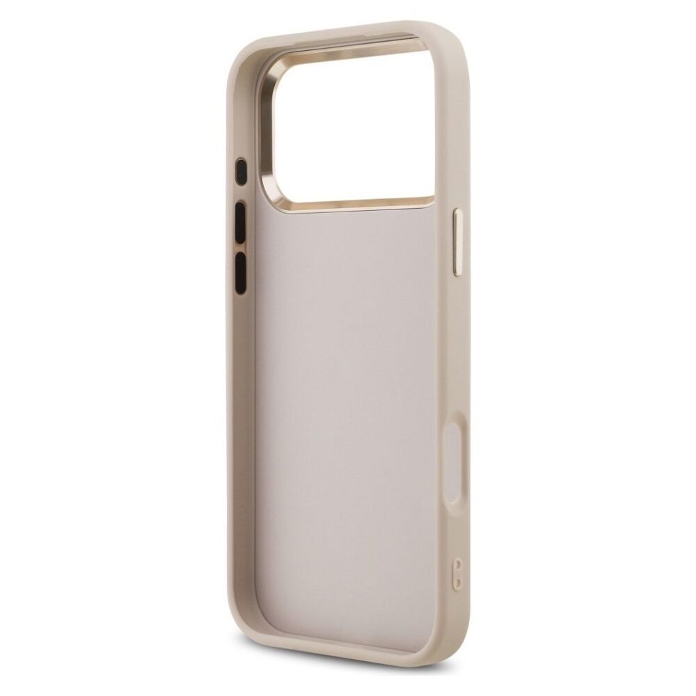 GUESS case for IPHONE 17 Pro Max GUHCP17X4GMGCPI (PU W/ Big 4G Classic Logo) gold pink