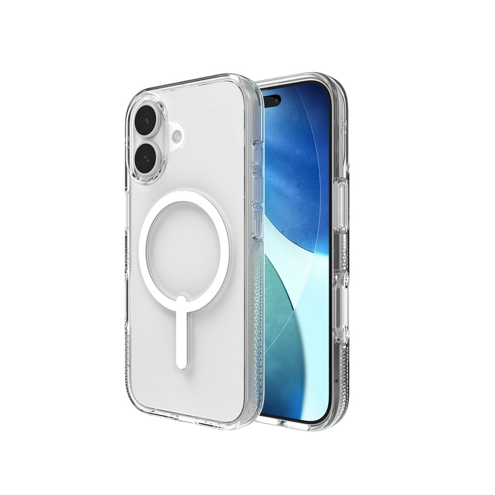 ZAGG case CRYSTAL PALACE SNAP compatible with MagSafe for IPHONE 17 clear