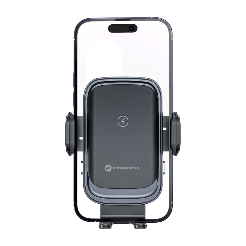 18ede4fe52121175f537124022015f85 FORCELL F-GRIP Grand (F-24) wireless charging holder 15W silver