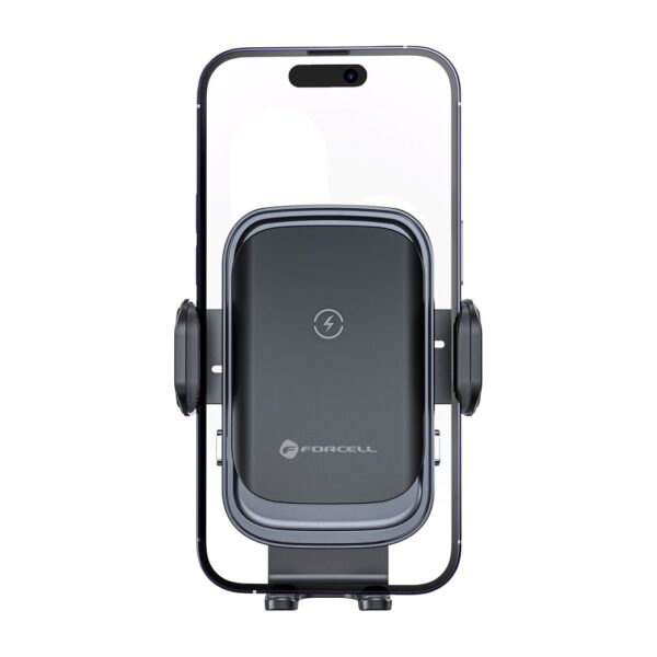 18ede4fe52121175f537124022015f85 FORCELL F-GRIP Grand (F-24) wireless charging holder 15W silver