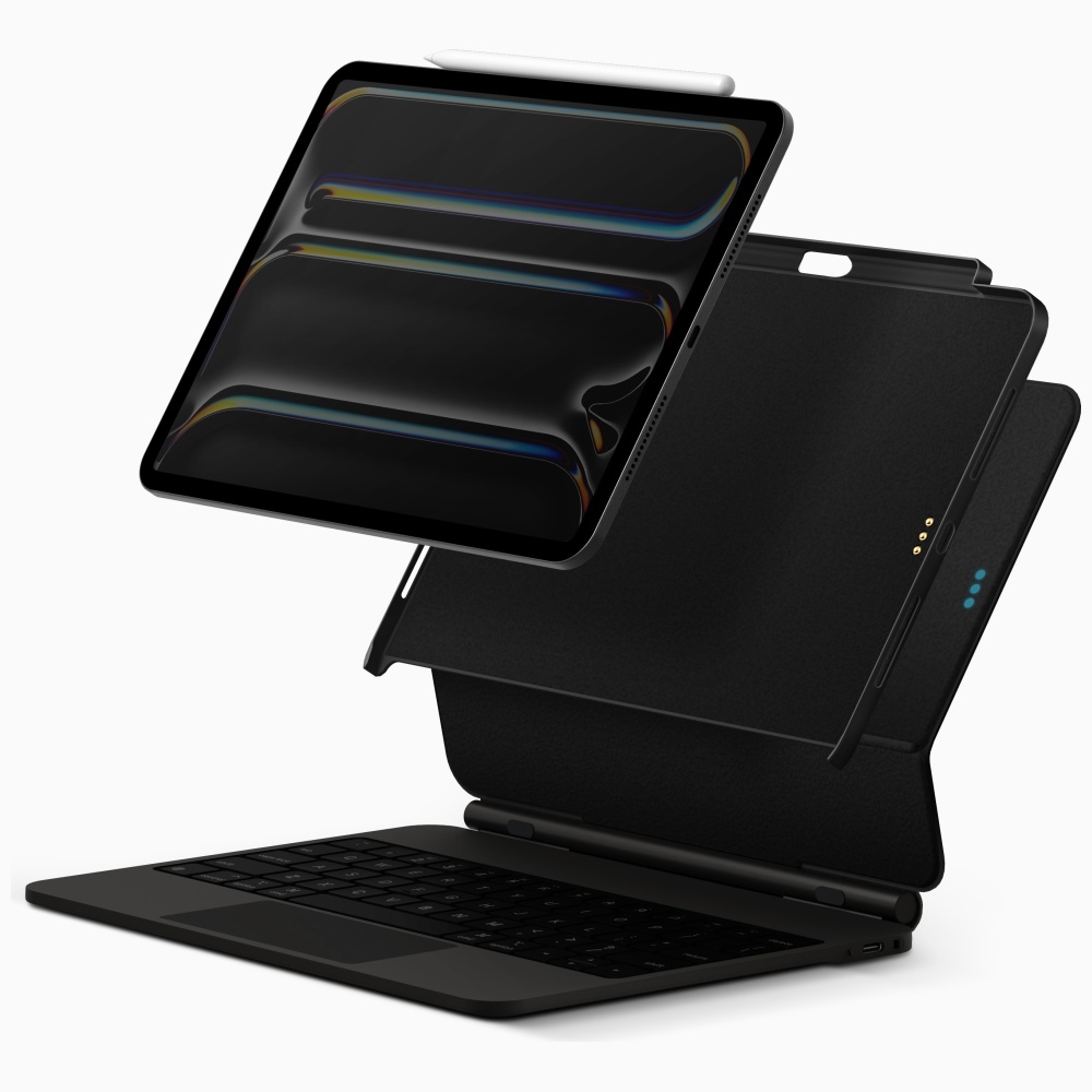 Uniq Axel Case for iPad Air 13" 2024 / 2025 / iPad Pro 13" 2024 - Blackeng