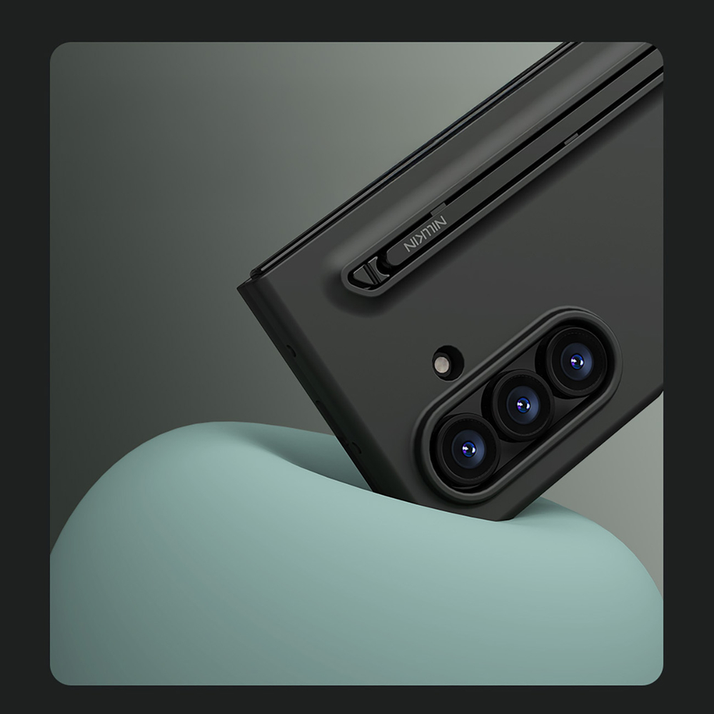 Etui Nillkin Flex Pure Fold na Samsung Galaxy Z Fold 7 z miejscem na S Pen - czarnepol
