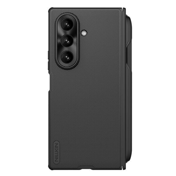 Etui Nillkin Super Frosted Shield Fold Magnetic na Samsung Galaxy Z Fold 7 kompatybilne z MagSafe z miejscem na S Pen - czarnepol