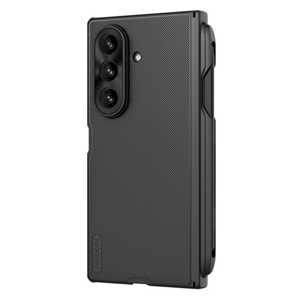 Etui Nillkin Super Frosted Shield Fold Magnetic na Samsung Galaxy Z Fold 7 kompatybilne z MagSafe z miejscem na S Pen - czarnepol