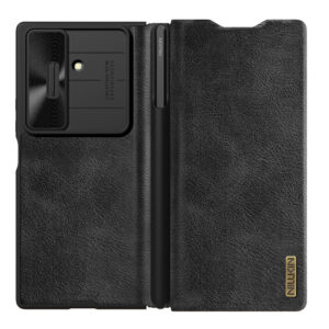 Etui Nillkin Qin Pro na Samsung Galaxy Z Fold 7 z miejscem na S Pen - czarnepol