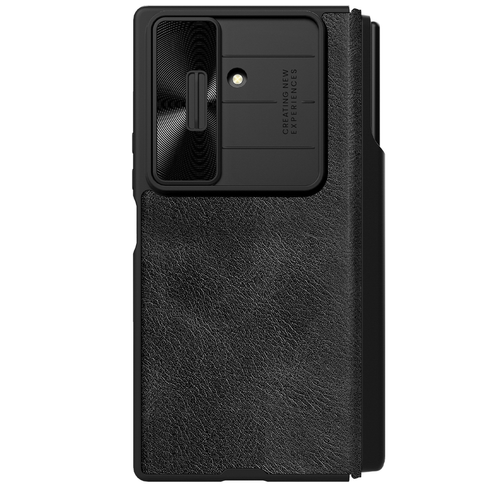 Etui Nillkin Qin Pro na Samsung Galaxy Z Fold 7 z miejscem na S Pen - czarnepol