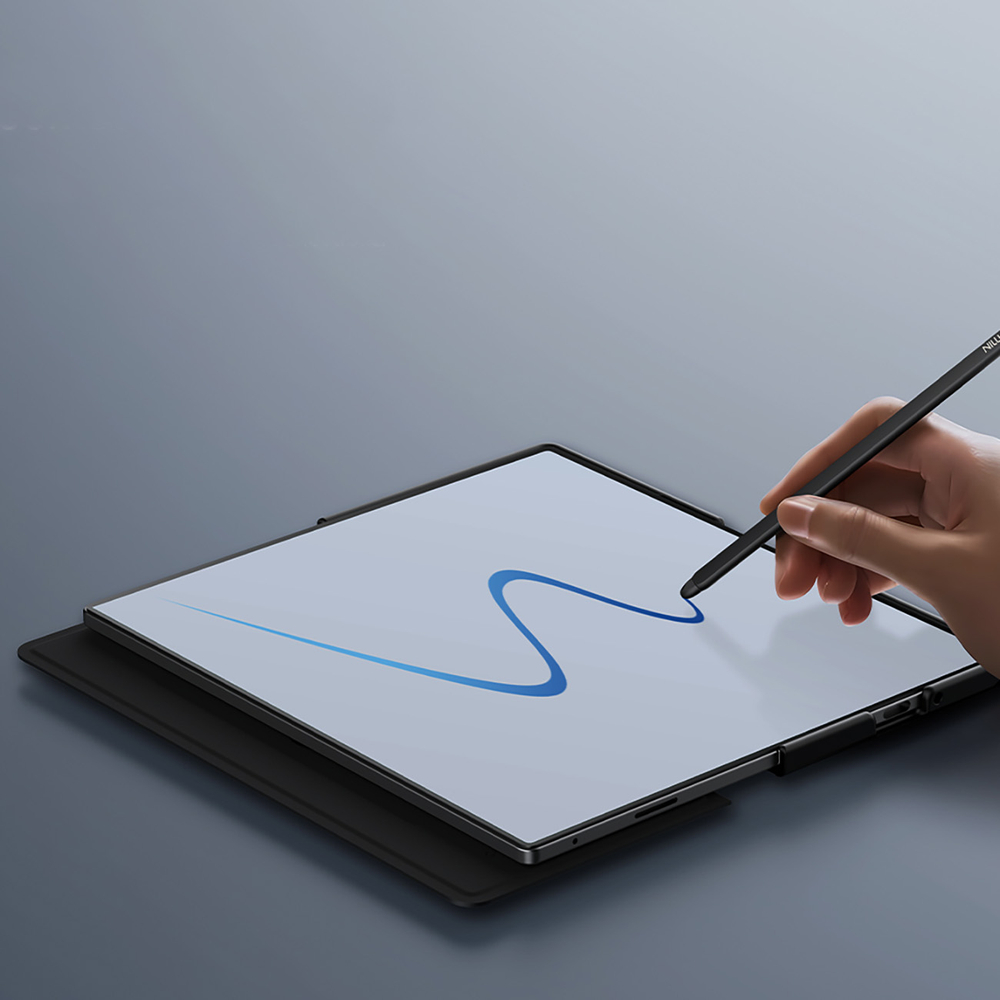 Etui Nillkin Qin Pro na Samsung Galaxy Z Fold 7 z miejscem na S Pen - czarnepol