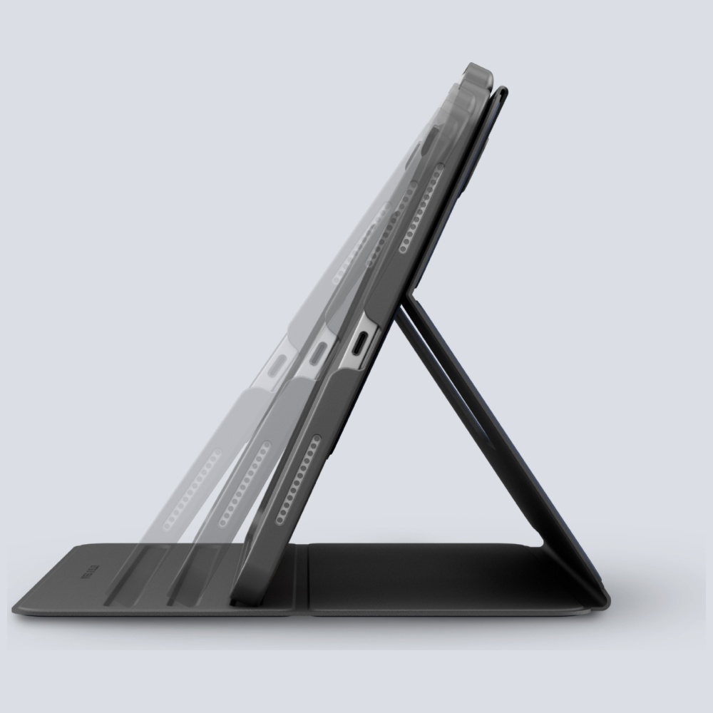 Uniq Rovus Snapmount Magnetic 360 Rotating Detachable Case for iPad Air 13" 2024 / 2025 - Grayeng