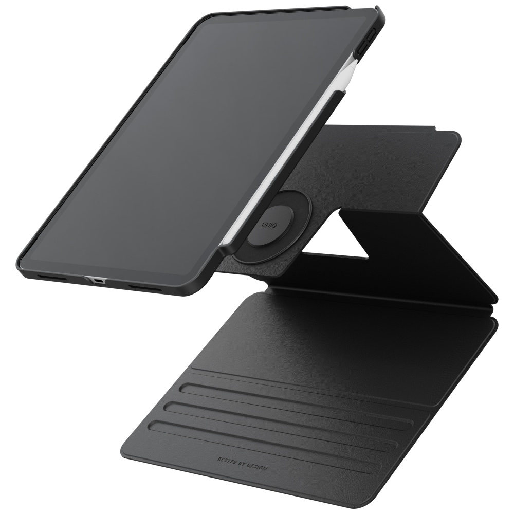 Uniq Rovus Snapmount Magnetic 360 Rotating Detachable case for iPad Pro 13" 2024 (7th generation) - blackeng