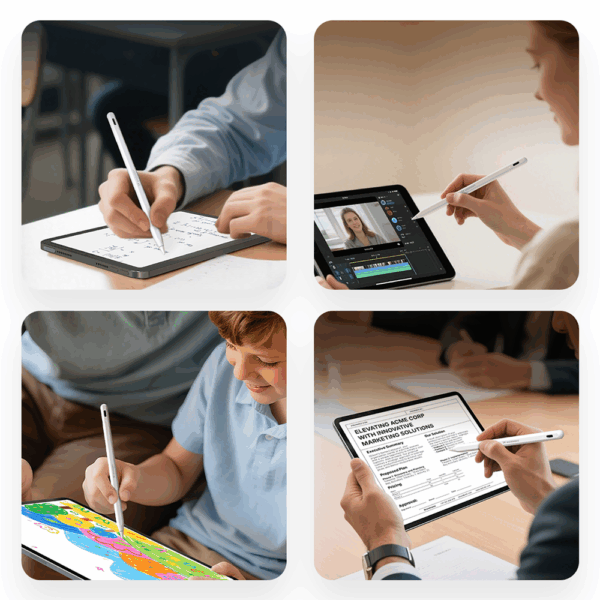 Wozinsky WRA-08 Stylus for iPad USB-C Fast Charging - Whiteeng