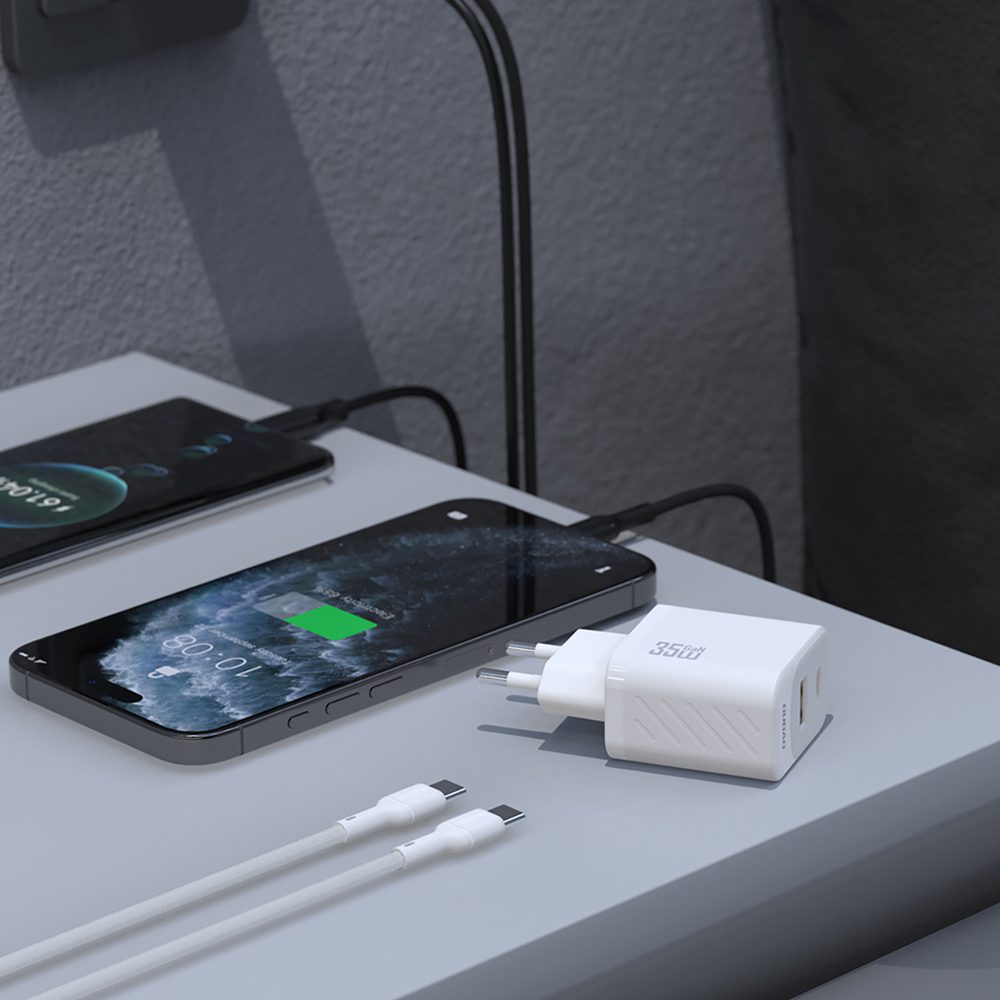 195944_4 Dudao A27 Max 35W GaN Wall Charger - Whiteeng