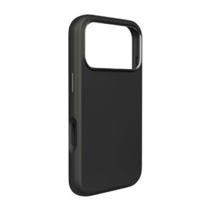 Pure Icon Mag Pro Liquid Silicone Case for iPhone 17 Pro, MagSafe Compatible, with Camera Protection and Aluminum Buttons - Blackeng