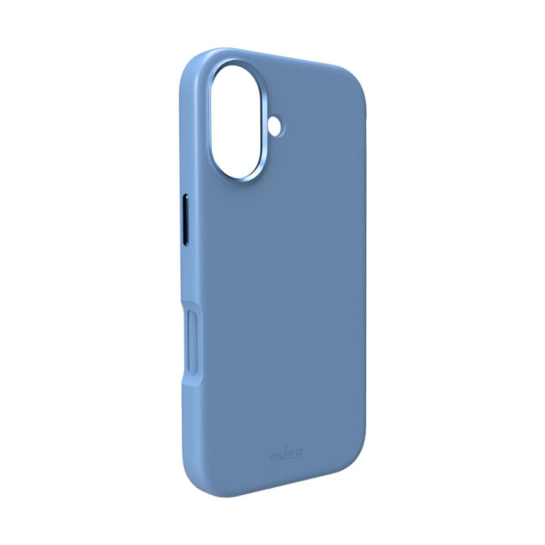 Pure Icon Mag Pro Liquid Silicone Case for iPhone 17, MagSafe Compatible, with Camera Protection and Aluminum Buttons - Blueeng