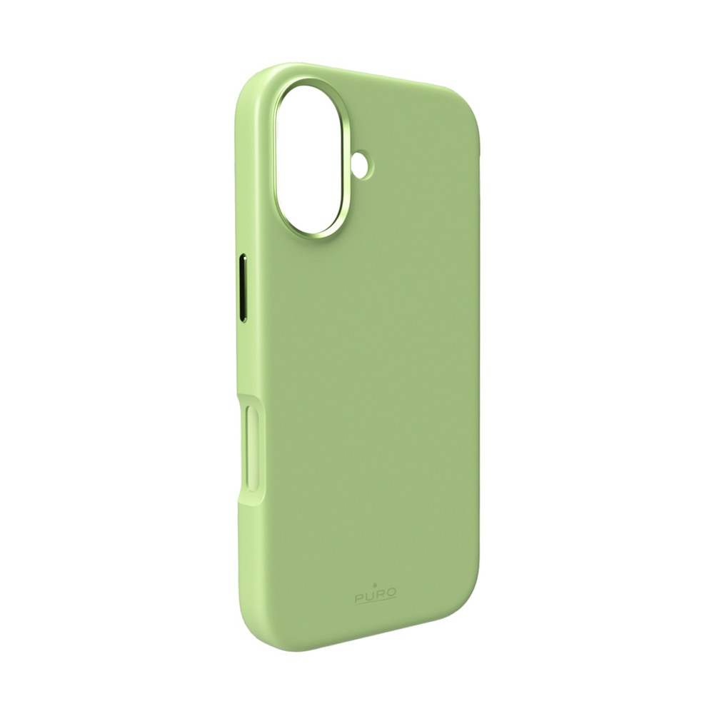Pure Icon Mag Pro Liquid Silicone Case for iPhone 17, MagSafe Compatible, with Camera Protection and Aluminum Buttons - Greeneng
