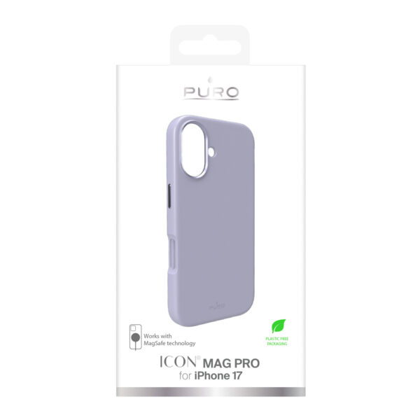 Pure Icon Mag Pro Liquid Silicone Case for iPhone 17, MagSafe Compatible, with Camera Protection and Aluminum Buttons - Pinkeng