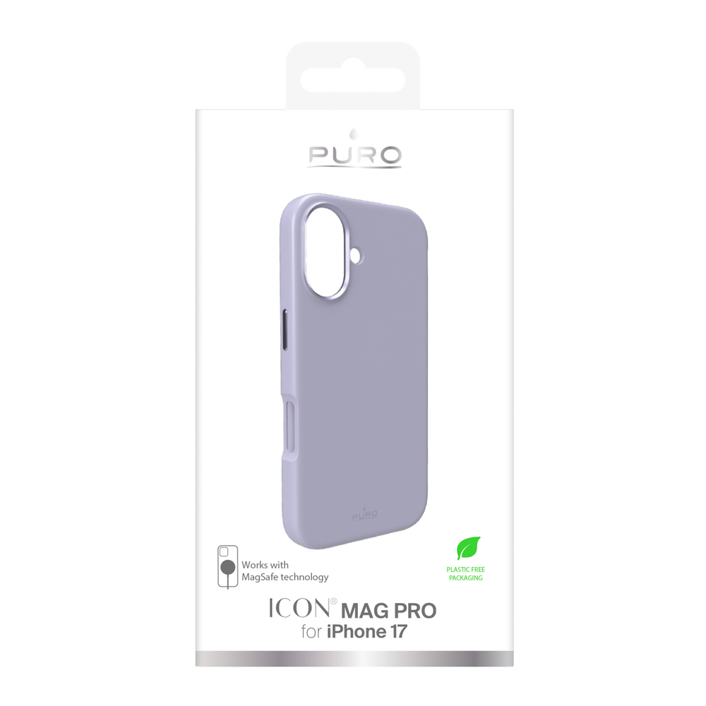 Pure Icon Mag Pro Liquid Silicone Case for iPhone 17, MagSafe Compatible, with Camera Protection and Aluminum Buttons - Pinkeng