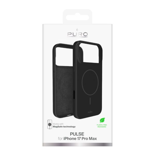 Puro Pulse Protective Case for iPhone 17 Pro Max Polycarbonate - Blackeng