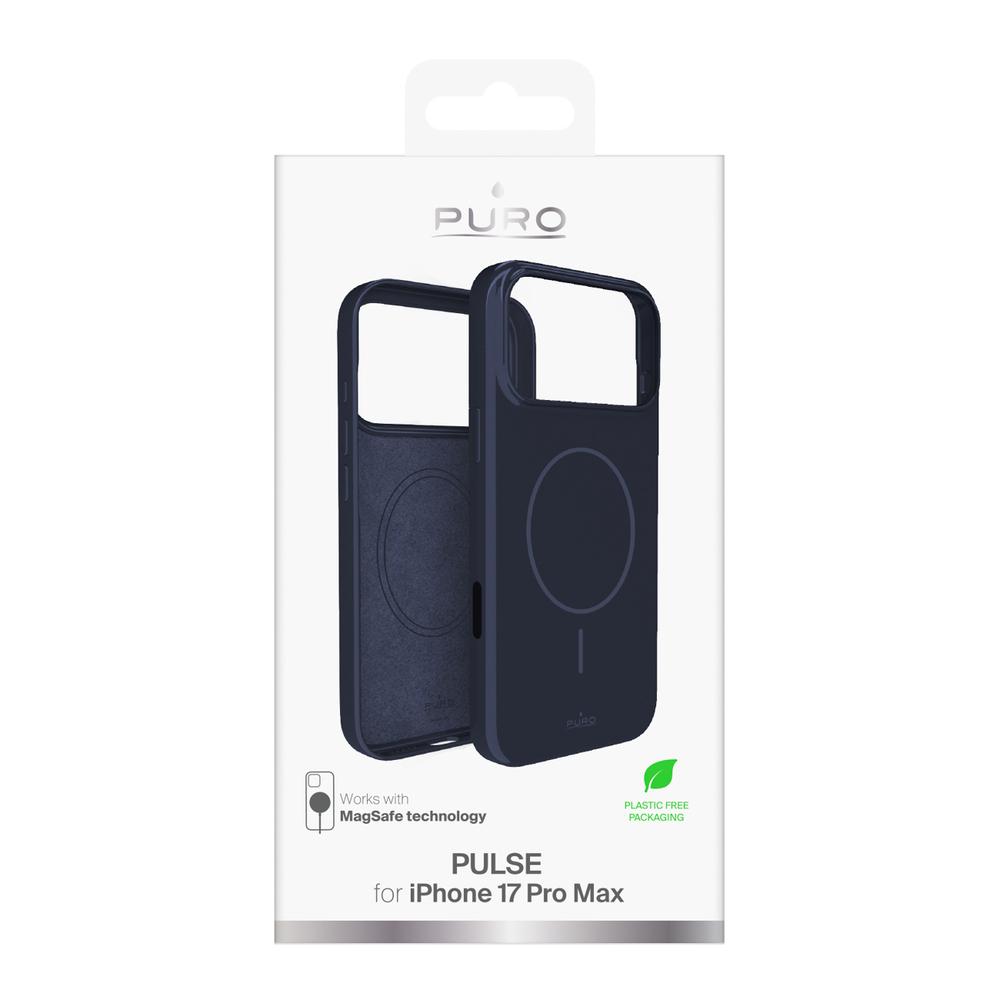 Puro Pulse iPhone 17 Pro Max Polycarbonate Protective Case - Dark Blueeng