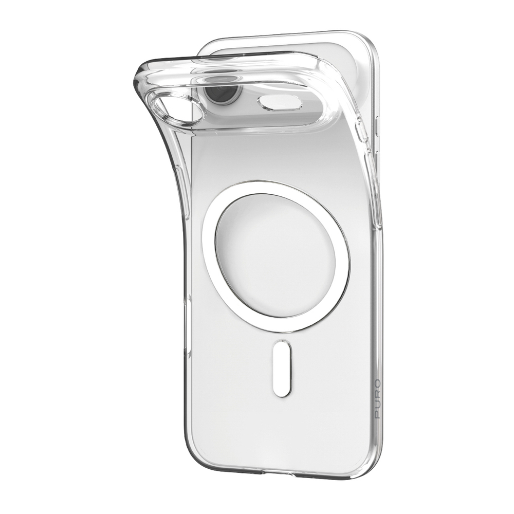 Puro 0.3 MAG Ultra-Slim TPU Case Compatible with MagSafe for iPhone 17 Air - Transparenteng