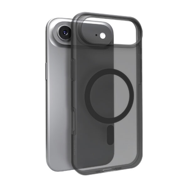 Puro Daylight Magsafe Compatible Silicone Case for iPhone 17 Air - Translucent Blackeng