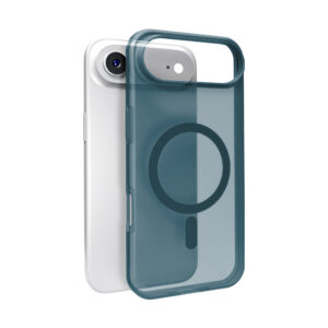 Puro Daylight Magsafe Compatible Silicone Case for iPhone 17 Air - Translucent Turquoiseeng