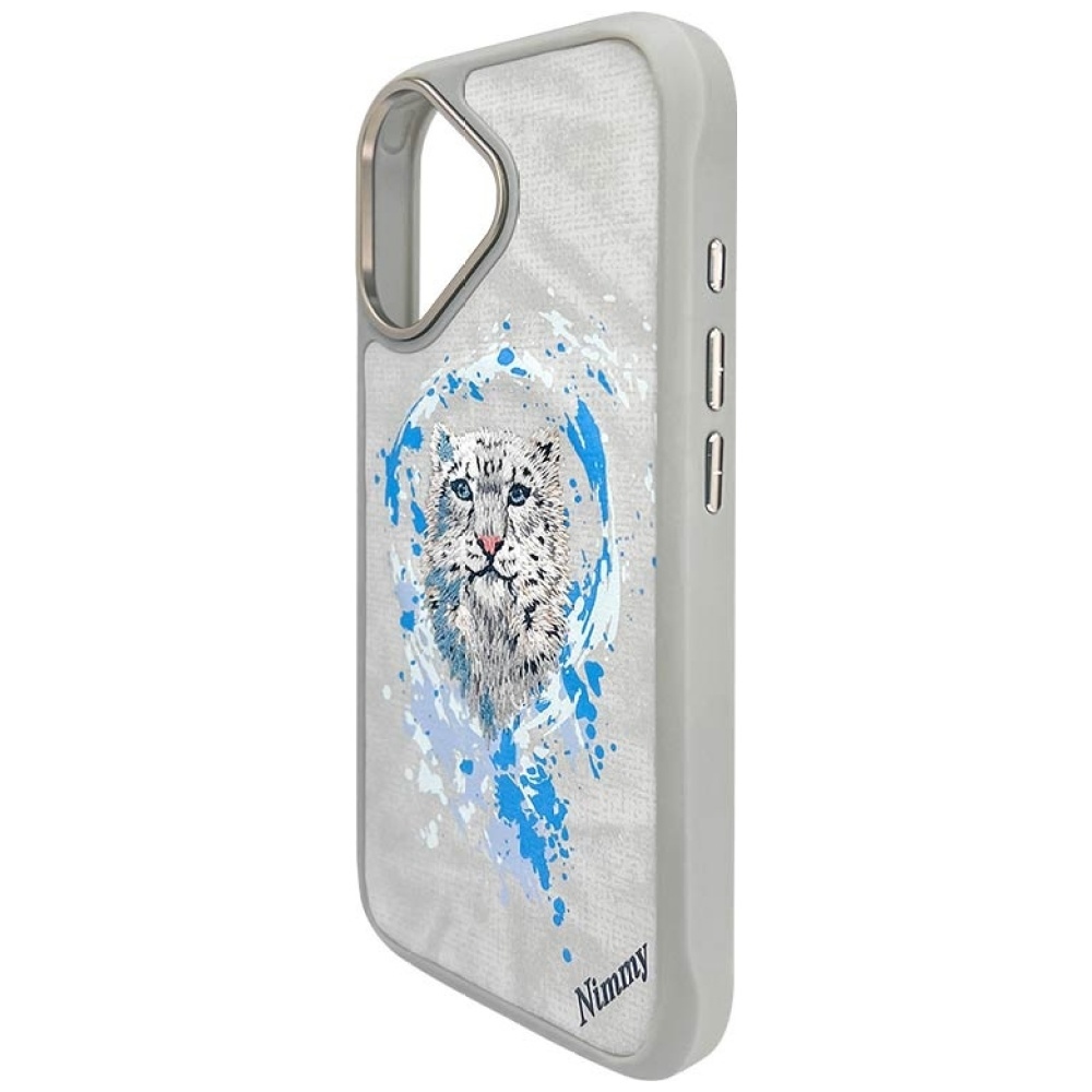 Nimmy Pantera MagSafe case for iPhone 16 - light grayeng