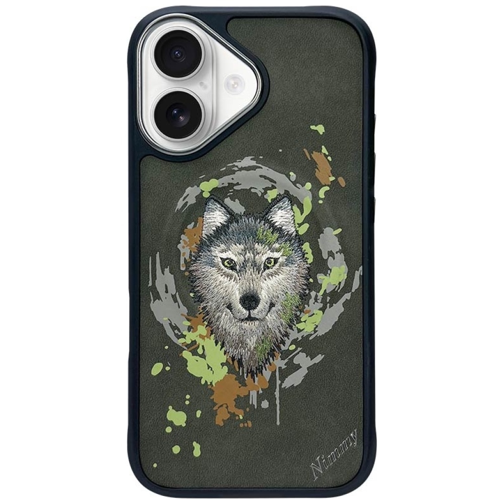 Nimmy Wilk MagSafe case for iPhone 16 - dark grayeng