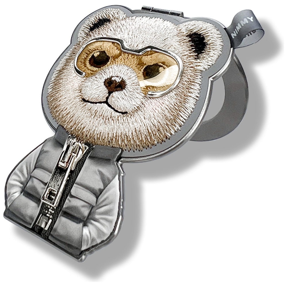 Nimmy Cool&Cute 2.0 Bear Magnetic Pendant - Grayeng