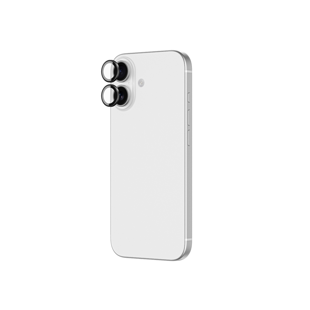 AmazingThing Lens Glass for iPhone 17 with Black Aluminum Frameeng