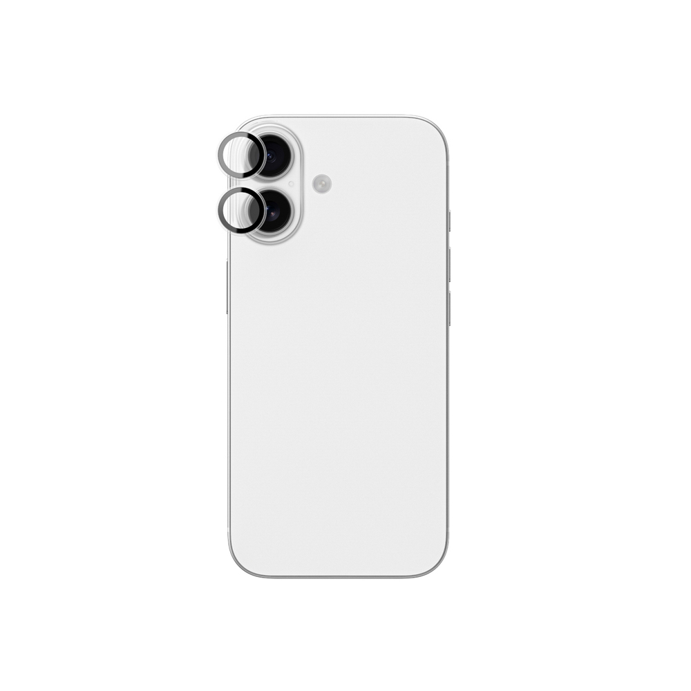 AmazingThing Lens Glass for iPhone 17 with Black Aluminum Frameeng