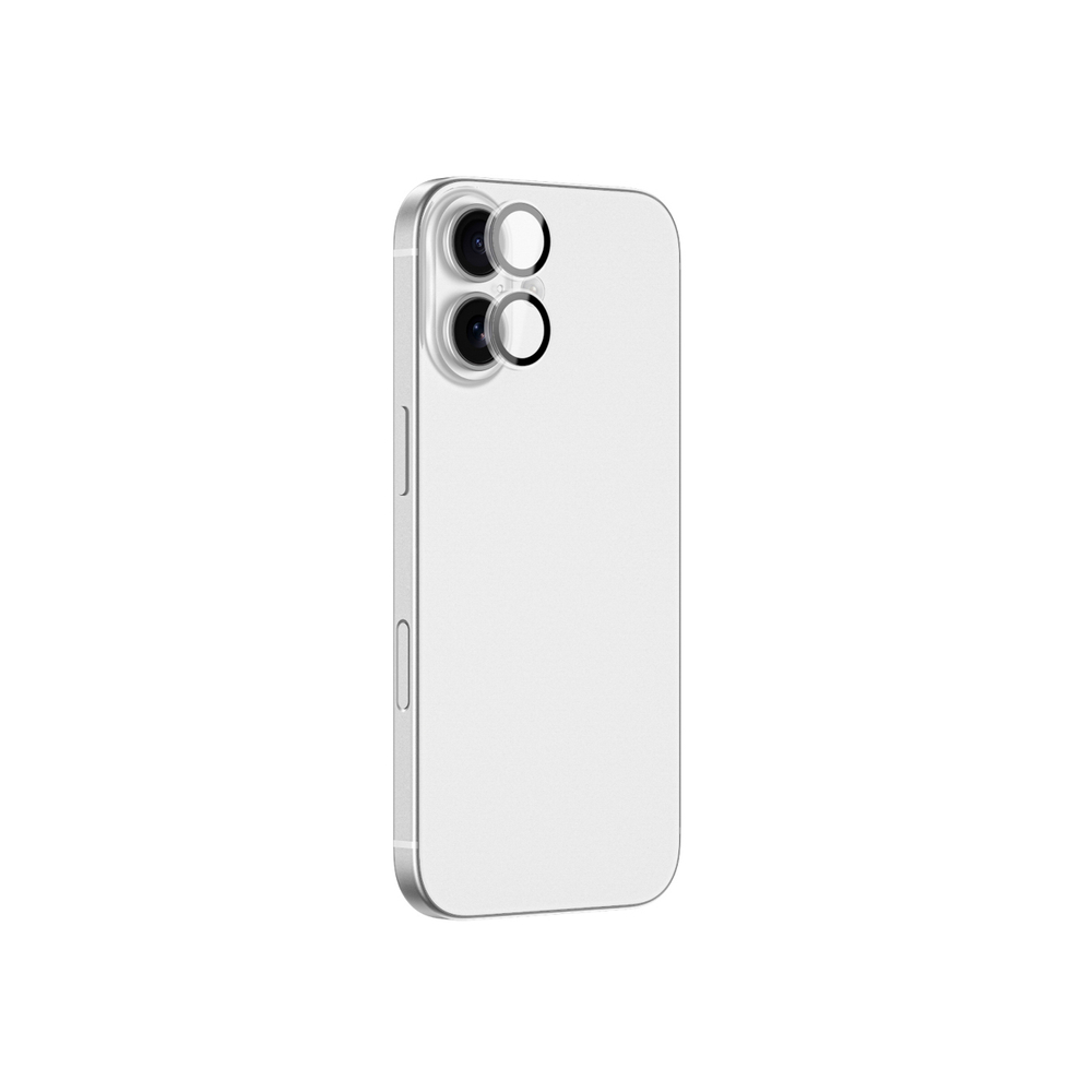AmazingThing Lens Glass for iPhone 17 with Black Aluminum Frameeng