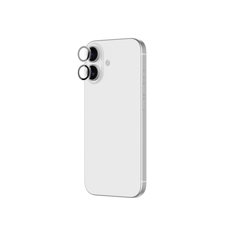 AmazingThing Lens Glass for iPhone 17 with Black Aluminum Frameeng