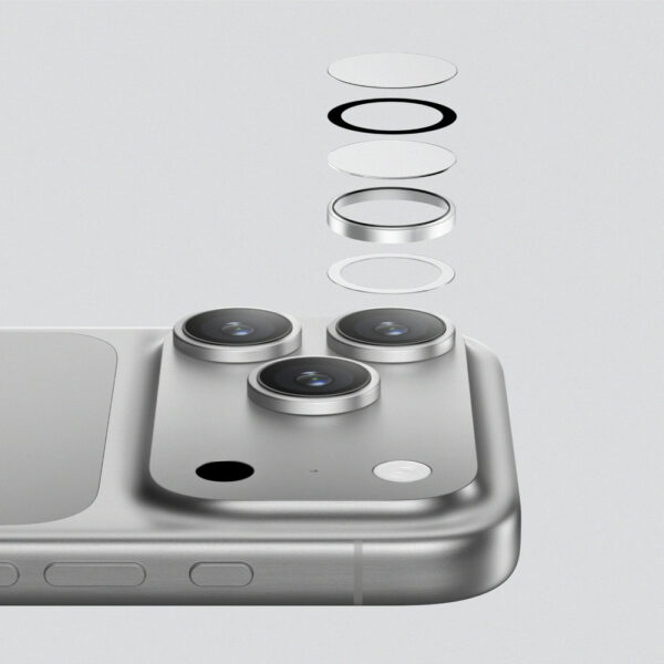 AmazingThing Lens Glass for iPhone 17 Pro / Pro Max with Black Aluminum Frameeng