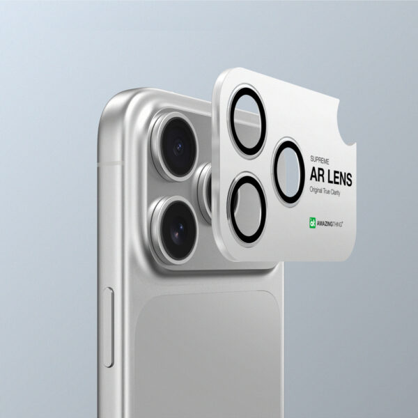 AmazingThing Lens Glass for iPhone 17 Pro / Pro Max with Black Aluminum Frameeng