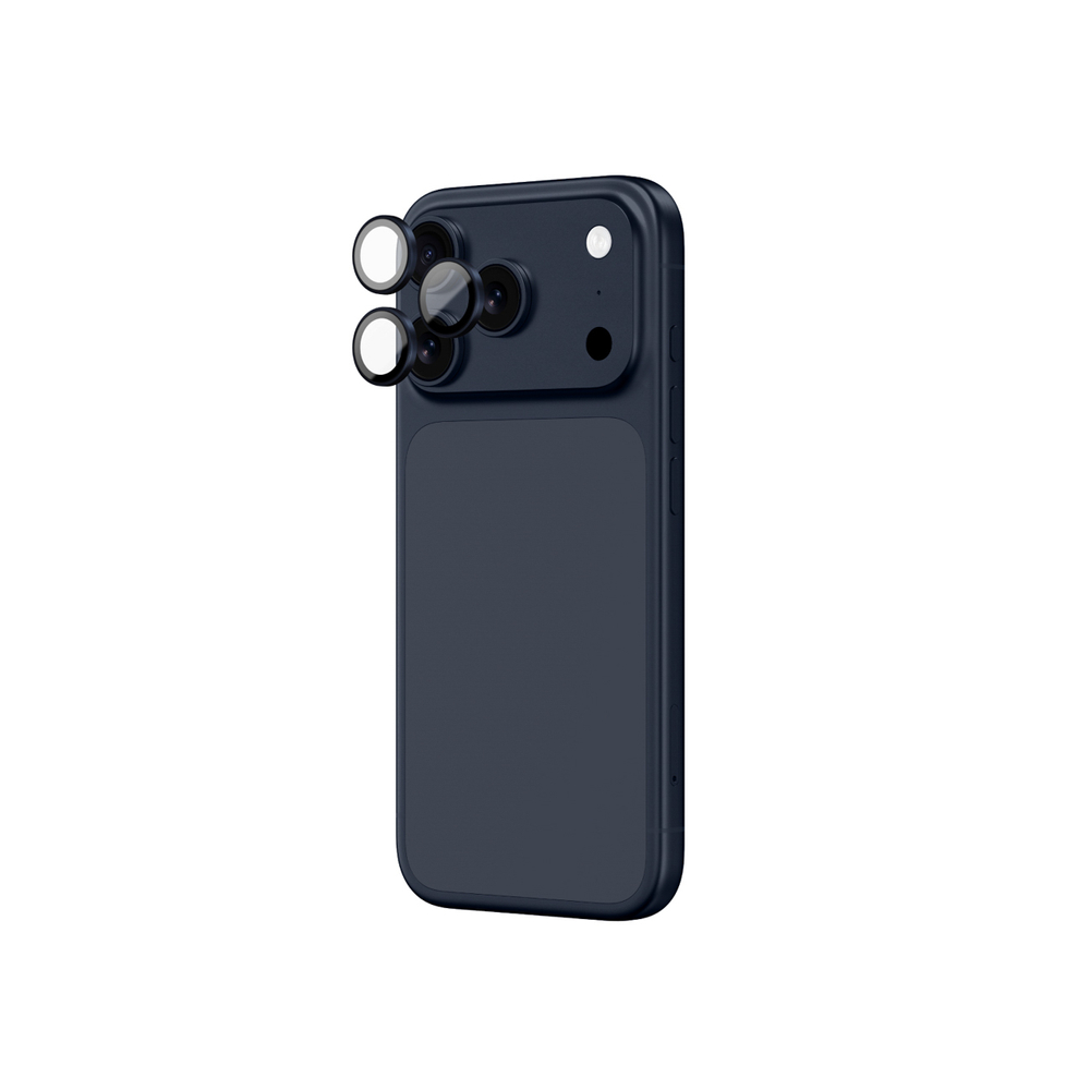 AmazingThing Sapphire Camera Glass for iPhone 17 Pro / Pro Max - with Blue Frameeng