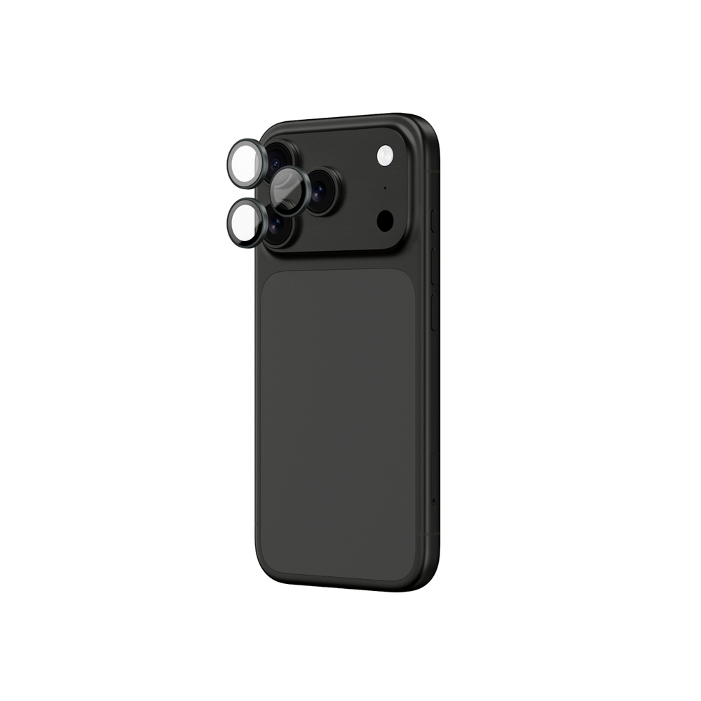 AmazingThing Sapphire Camera Glass for iPhone 17 Pro / Pro Max - with Gray Frameeng
