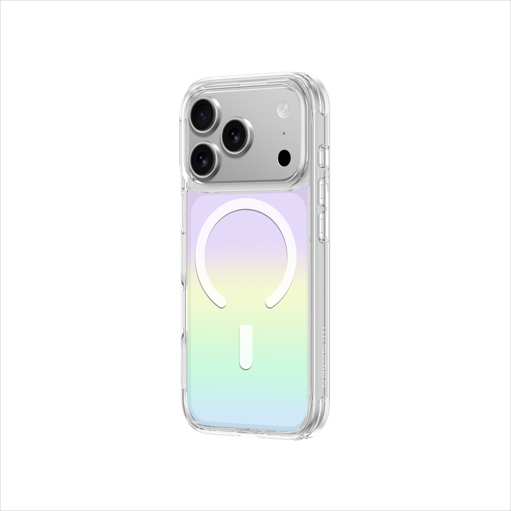 AmazingThing Minimal Mag case for iPhone 17 Pro compatible with MagSafe rainbow - multicoloreng