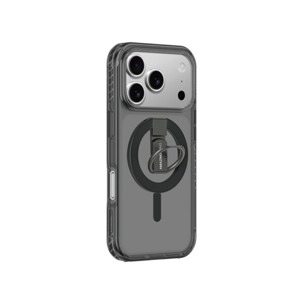 AmazingThing Titan Pro Grip Ring Set Case for iPhone 17 Pro Max Compatible with MagSafe - Blackeng