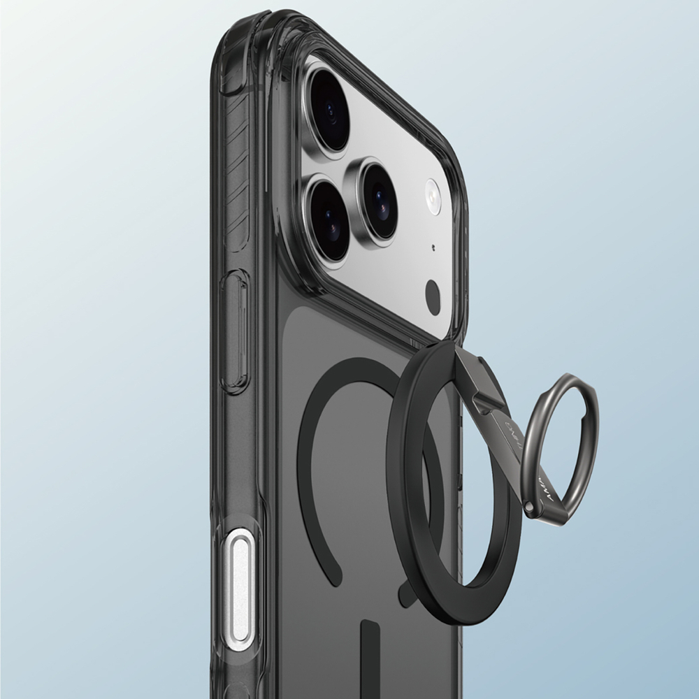 AmazingThing Titan Pro Grip Ring Set Case for iPhone 17 Pro Max Compatible with MagSafe - Blackeng