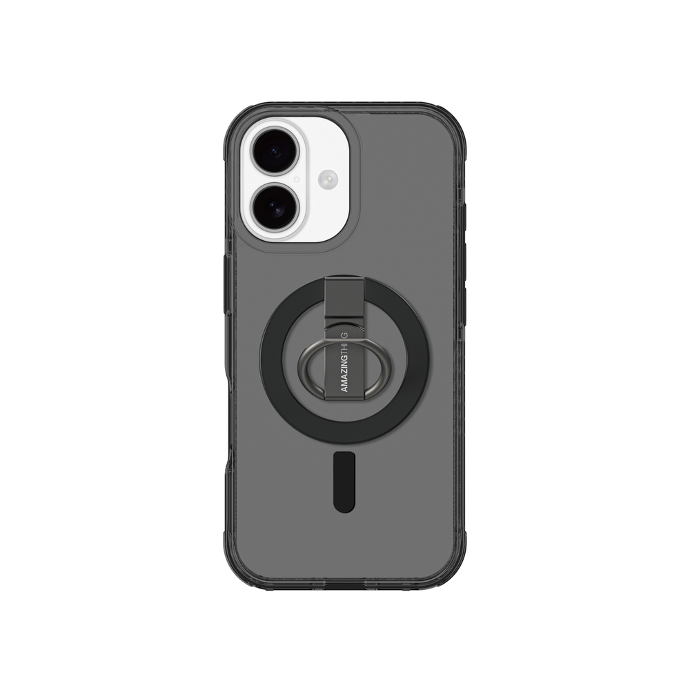 AmazingThing Titan Pro Grip Ring Set Case for iPhone 17 Compatible with MagSafe - Blackeng