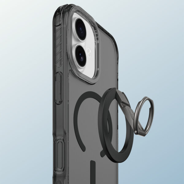 AmazingThing Titan Pro Grip Ring Set Case for iPhone 17 Compatible with MagSafe - Blackeng