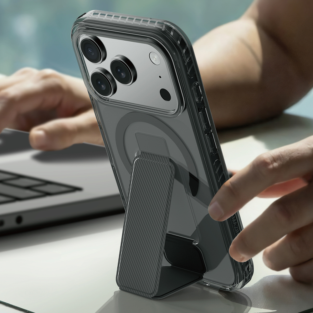 AmazingThing Titan Pro Holder Case for iPhone 17 Pro MagSafe Compatible - Blackeng