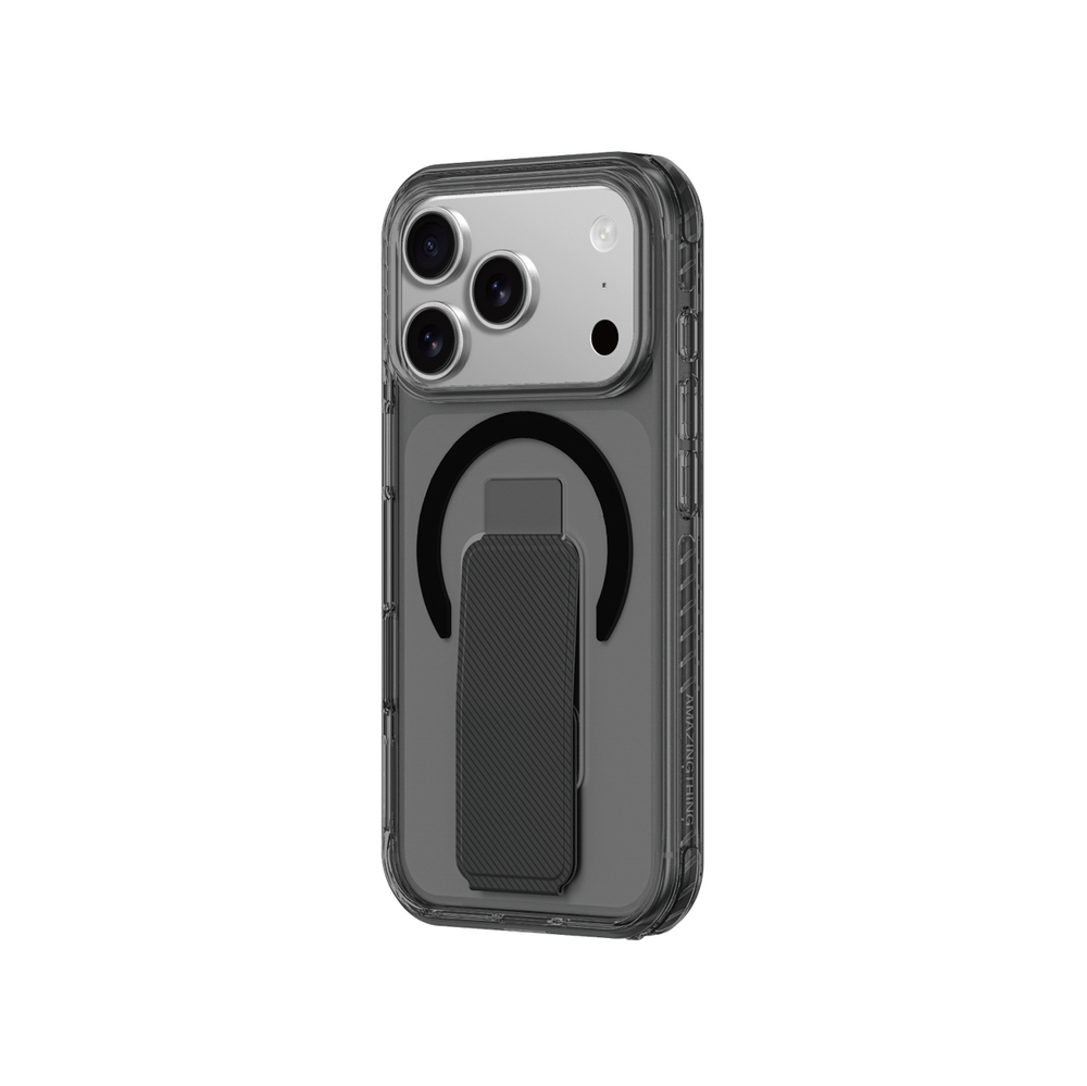 AmazingThing Titan Pro Holder Case for iPhone 17 Pro Max Compatible with MagSafe - Blackeng