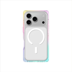 AmazingThing Omni case for iPhone 17 Pro compatible with MagSafe - transparent-rainboweng
