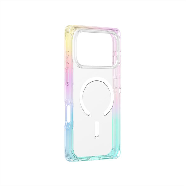 AmazingThing Omni case for iPhone 17 Pro Max compatible with MagSafe - transparent-rainboweng