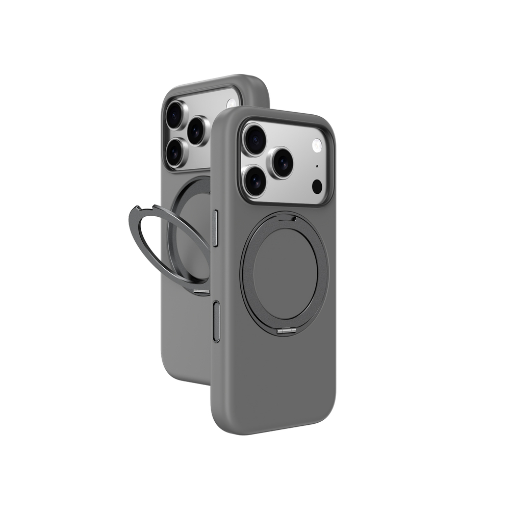 AmazingThing Cloudie iPhone 17 Pro Case with Stand - Grayeng