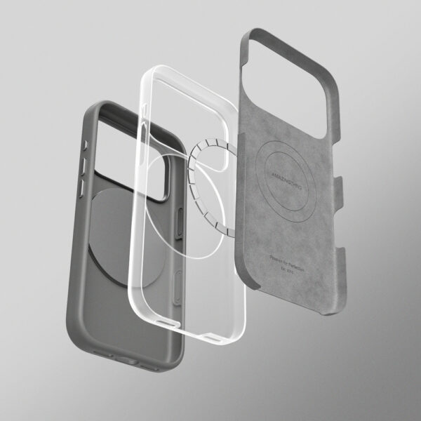 AmazingThing Cloudie iPhone 17 Pro Case with Stand - Grayeng