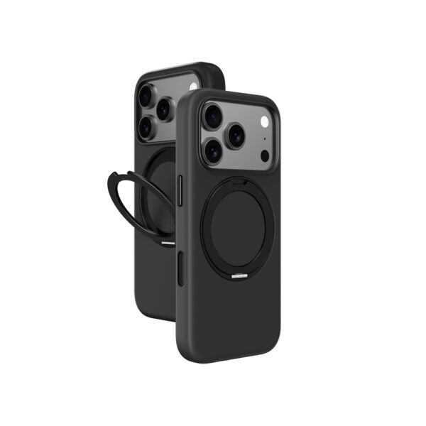 AmazingThing Cloudie iPhone 17 Pro Case with Stand - Blackeng