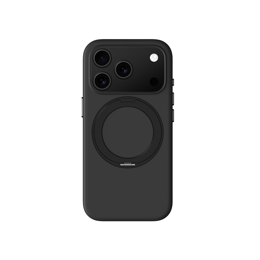 AmazingThing Cloudie iPhone 17 Pro Case with Stand - Blackeng